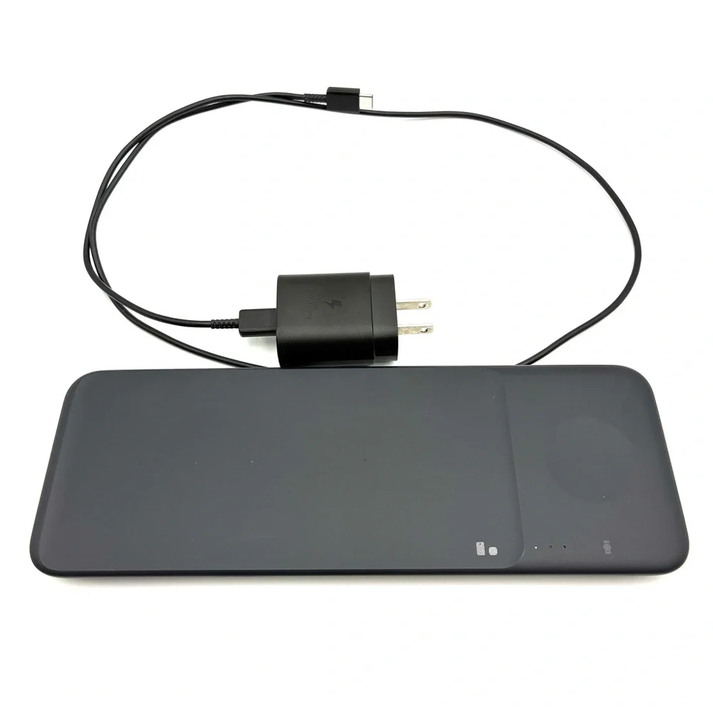 Samsung Wireless Charger Trio. Qi Compatible. Charges up to 3 Devices at Once.